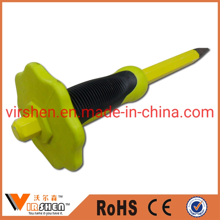 Flat Stone Chisel with Rubber Grip Adze Specifications