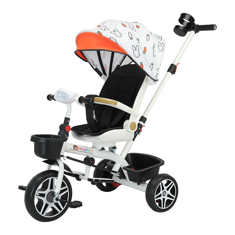 Baby Stroller, Children's Tricycle, Baby Bicycle, Baby Stroller, Lying, Rotating, Sitting, Riding Tricycle