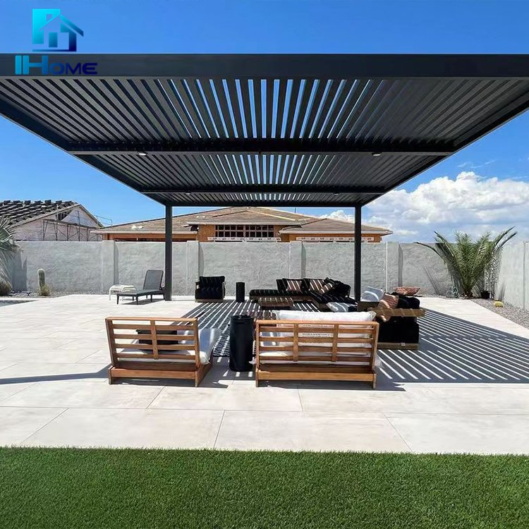 3X3 3X4 Aluminium Louvered Pergola Outdoor Sun Shade Pergola
