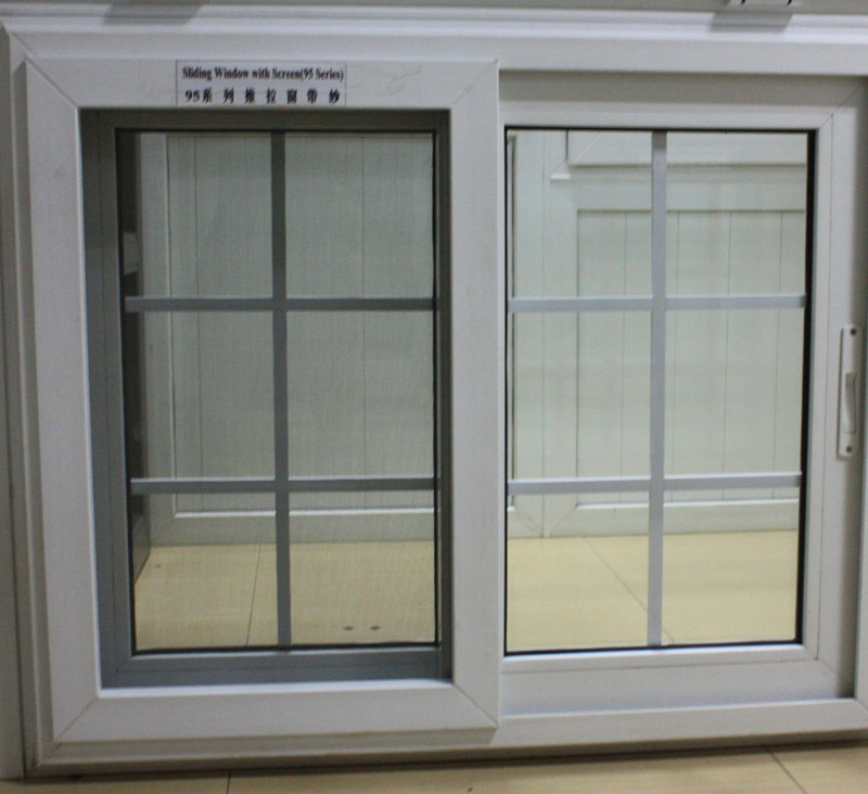 PVC/UPVC Sliding Window with Screen Net with High Quality