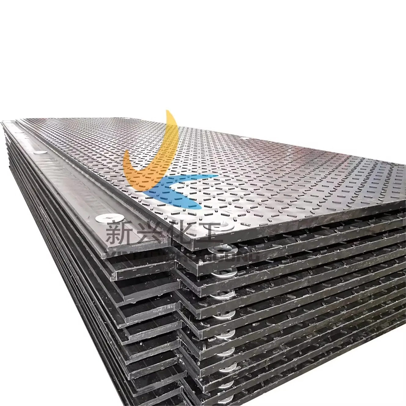 HDPE Ground Protection Mat Composite Hollow Heavy-Duty Interlocking Durabase Crane Megadeck Mat