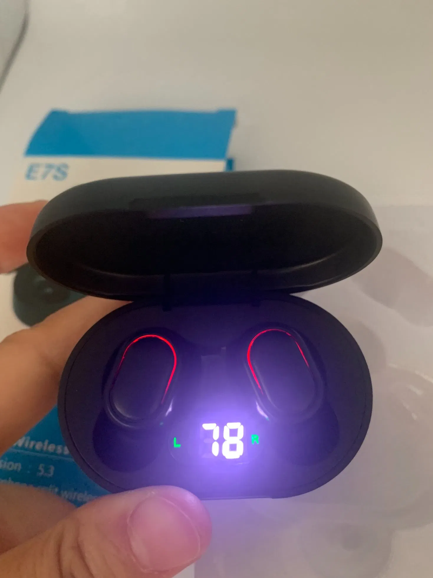 E7s Original Factory Customize Wireless Earbuds Tws Earphone with Noise Cancelling Waterproof Earbuds