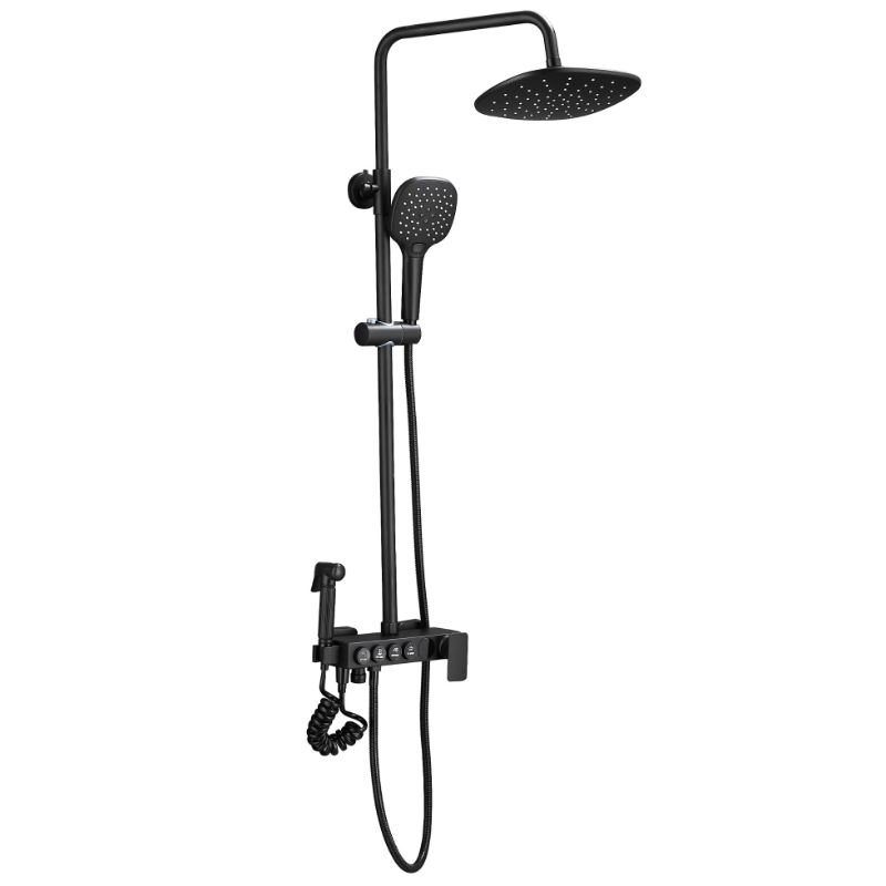 Stainless Steel Luxury Shower Set with Ditital Display