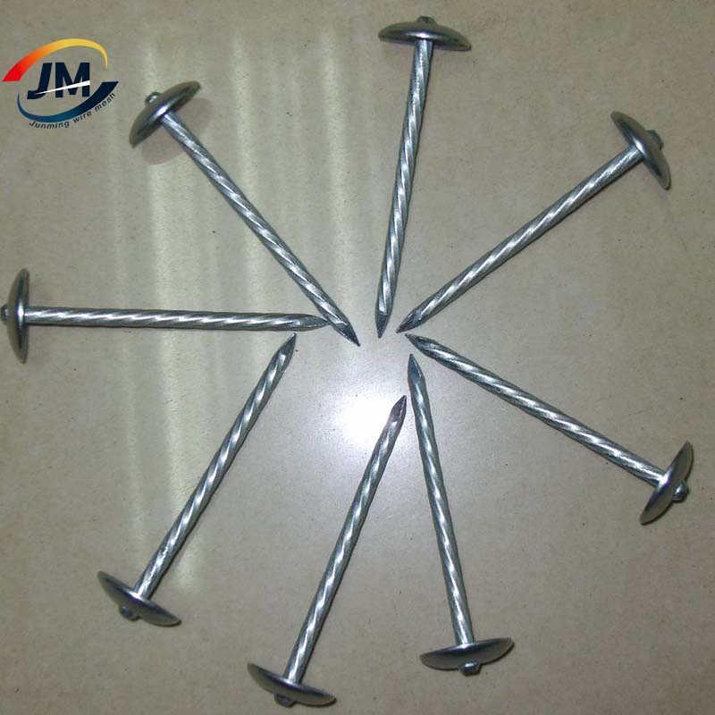 Plain Screw Shank Corrugate Roofing Nails 3.15mm X 18mm X60mm to Ethiopia