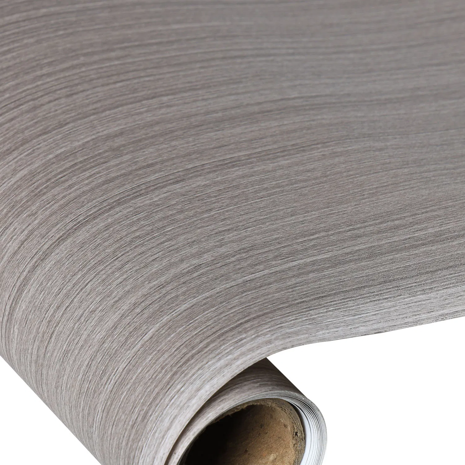 Factory Supply Wood Texture Embossed PVC Vinyl Film PVC Decorative Laminate Vacuum Press Wrapping PVC Film for Furniture Interior Door Wall PVC Film Rolls