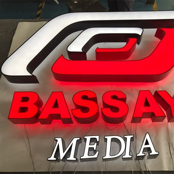 Customized LED Face Lit Channel Letter-with Trim Company Signage