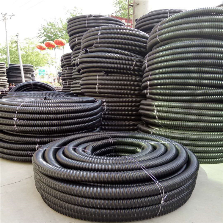 HDPE Carbon Corrugated Pipe for Underground Electrical Cable Routing