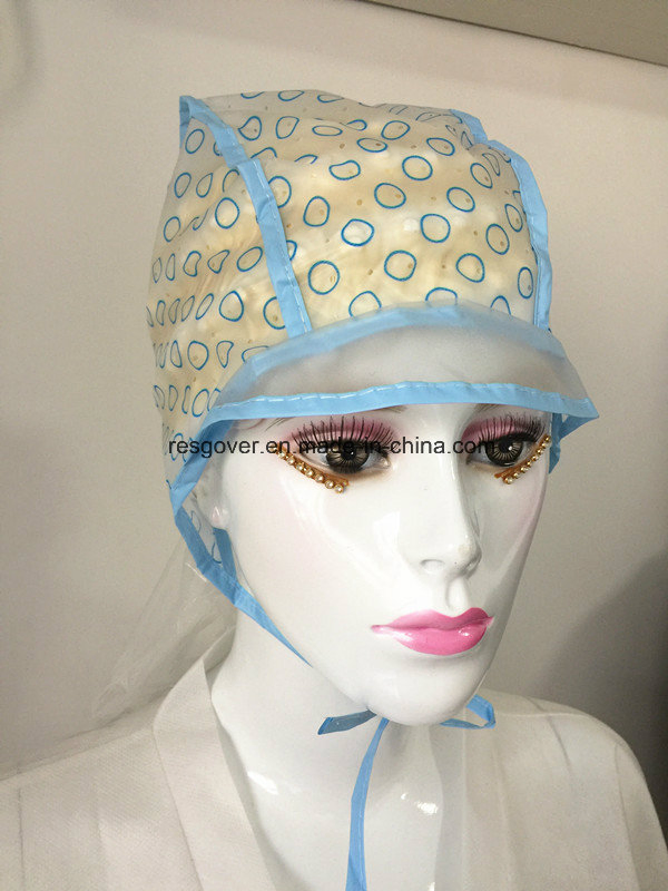 Шапочка для мелирования Clear Salon Wash с накидкой