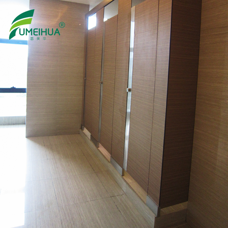 High Quality No Bend Public Toilet Partition with Compact HPL Material