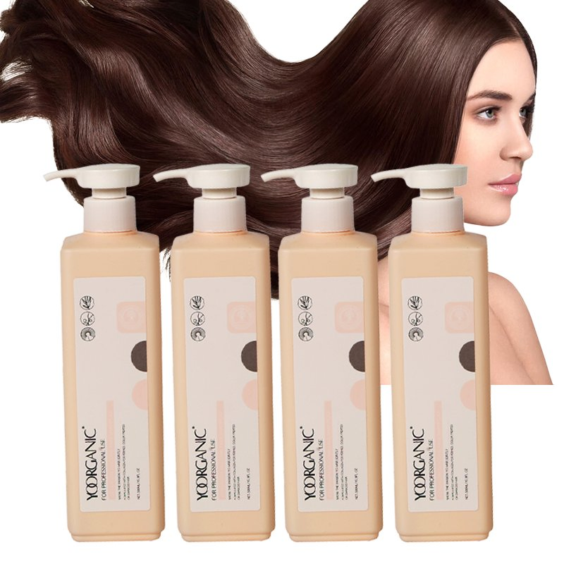High Quality Wholesale Treatment for Hair Keratin Silicone Free Shampoo and Conditioner Set 500ml