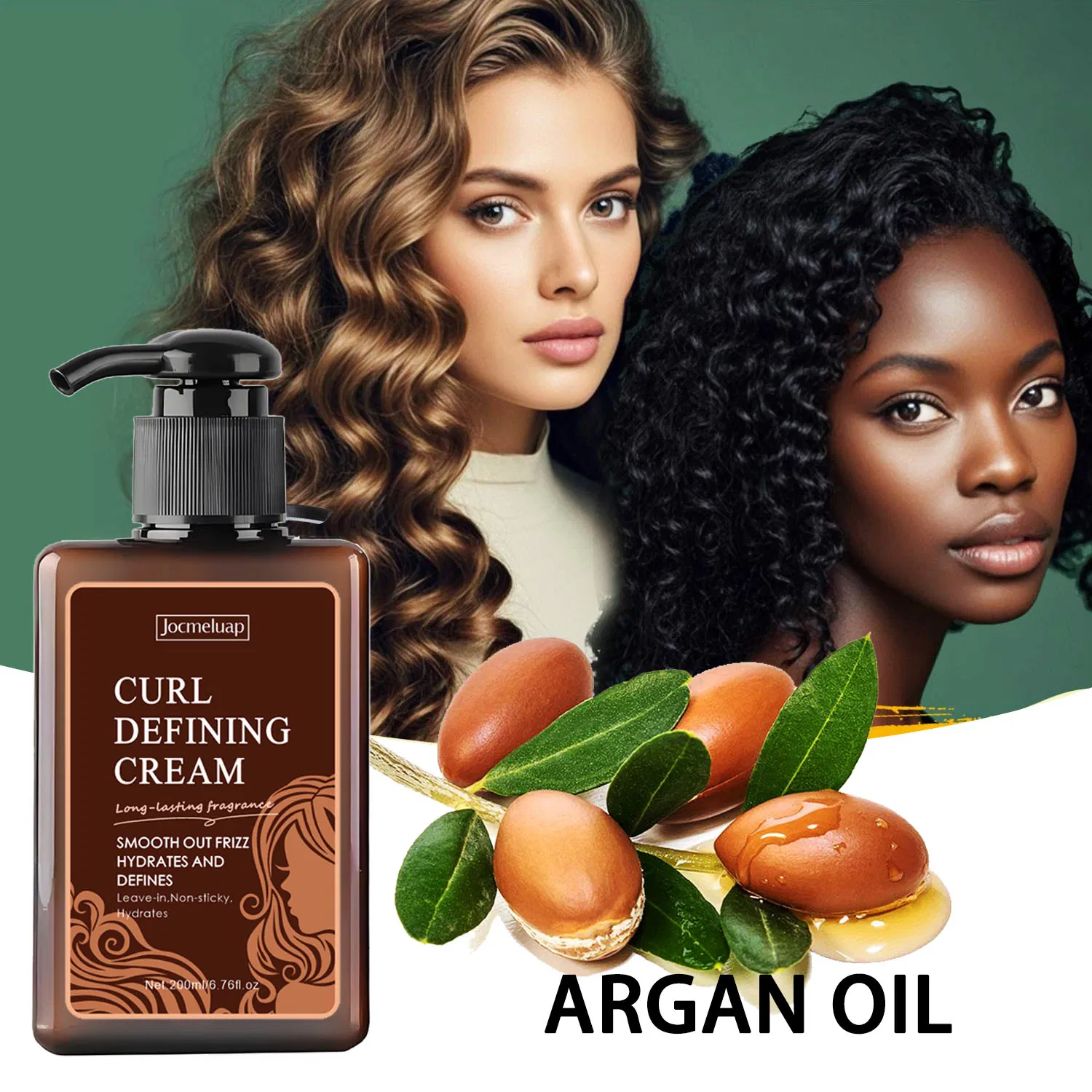 Wholesale Hot Sell Curls Enhancer Enhancing Cream Hair Moisturizer for Define Curly Stretch Curl Defining Cream