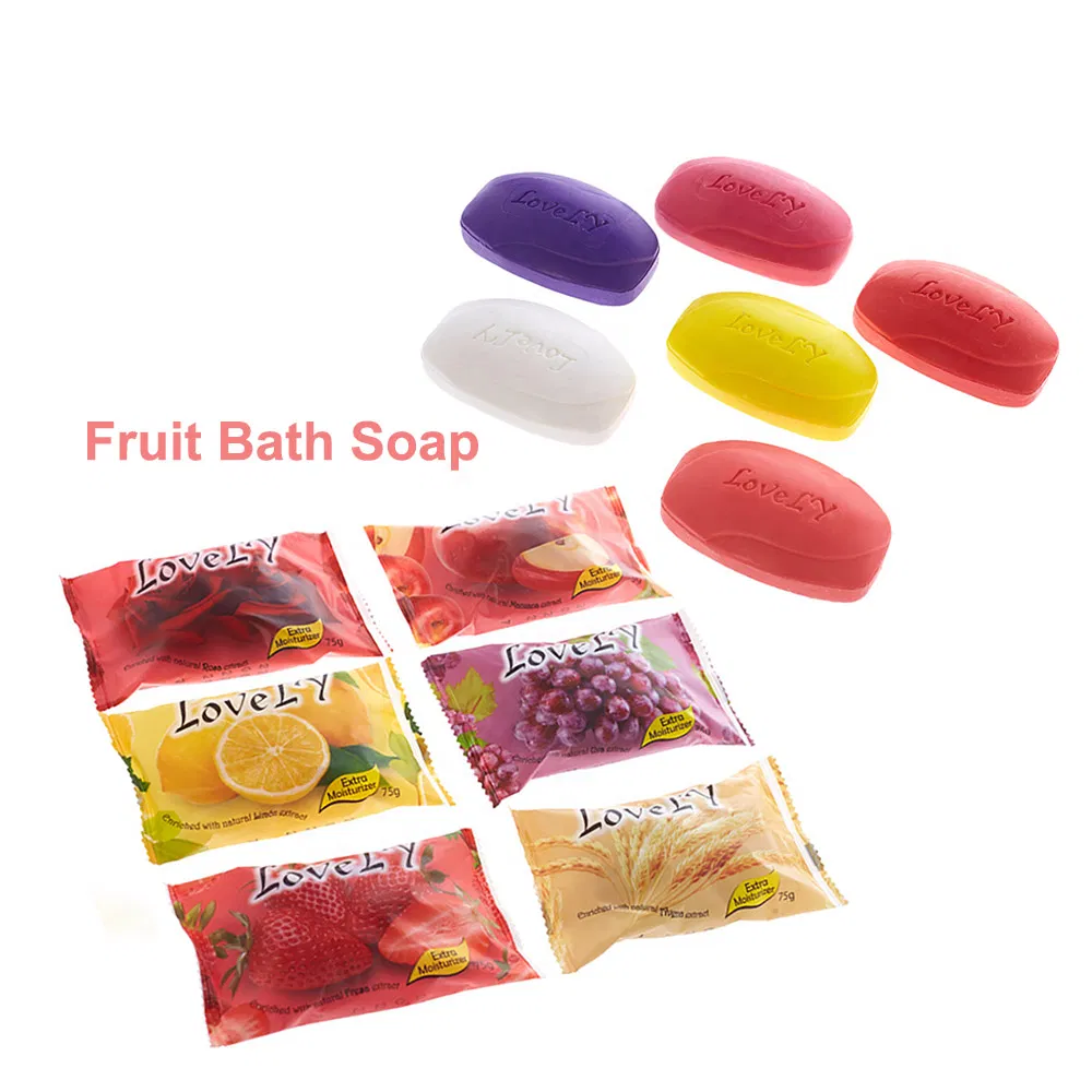 70gr/75gr Fruit Beauty Soap Cheap Best Selling Rich Foam Vegetable Oil Bath Toilet Soap