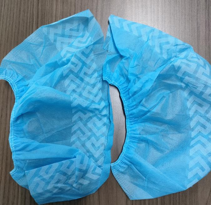 Disposable Non Slip Shoe Covers Breathable Thick Non-Woven Shoe Cover for Hospital