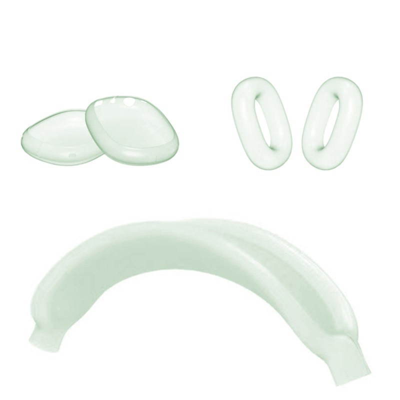 Чехол для AirPods Max, 3 предмета, прозрачный