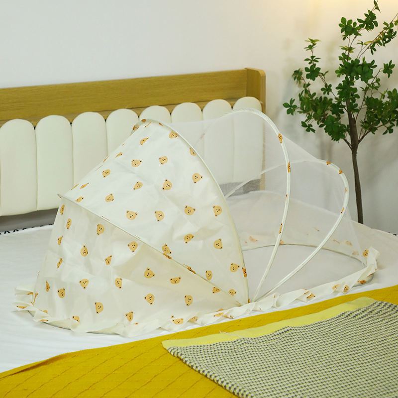 Baby Crib Tent Foldable Portable Baby Mosquito Net for Infant Bedding Set with Mosquito Net