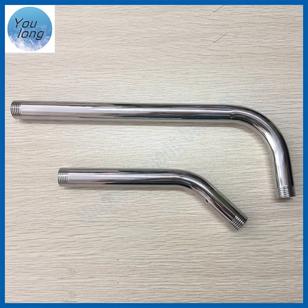High Quality Bathroom Accessories Adjustable SS304 Rain Shower Arm with Cover