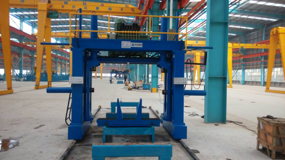Heavy-Duty Steel Beam Welding and Assembly Machine System