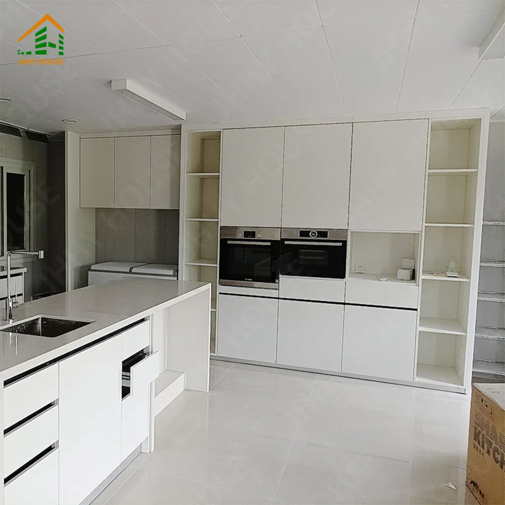 Flat Pack Luxury Office 2 Floors Mobile Homes Steel Tiny House Portable Modular Prefab Container Homes Prefabricated House