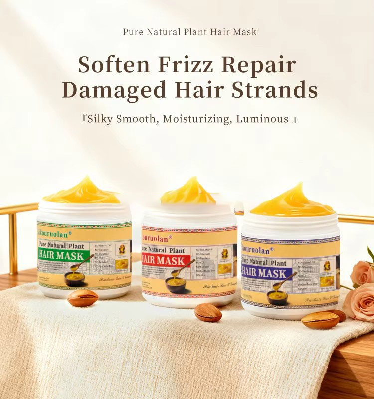 OEM Avocado Oil Shampoo Sets Treatment Damaged Repair Deep Moisturizing Argan Collagen Keratin Best Organic Hair Oil Mask