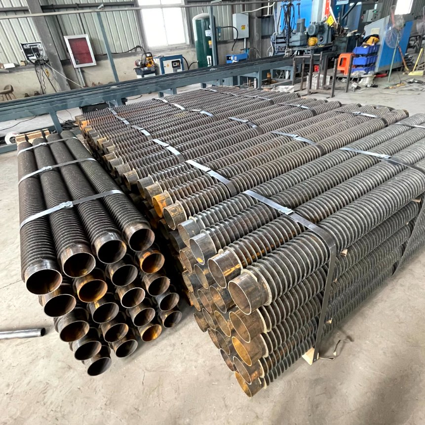 Медно-алюминиевый теплообменник с цельнокатаными трубками