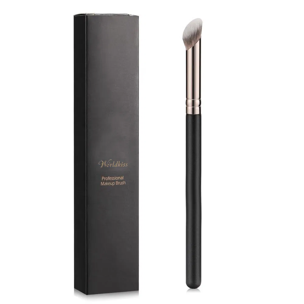 Angled Synthetic Kabuki Brush Blending Setting Polishing Liquid Cream Powder Makeup Brush