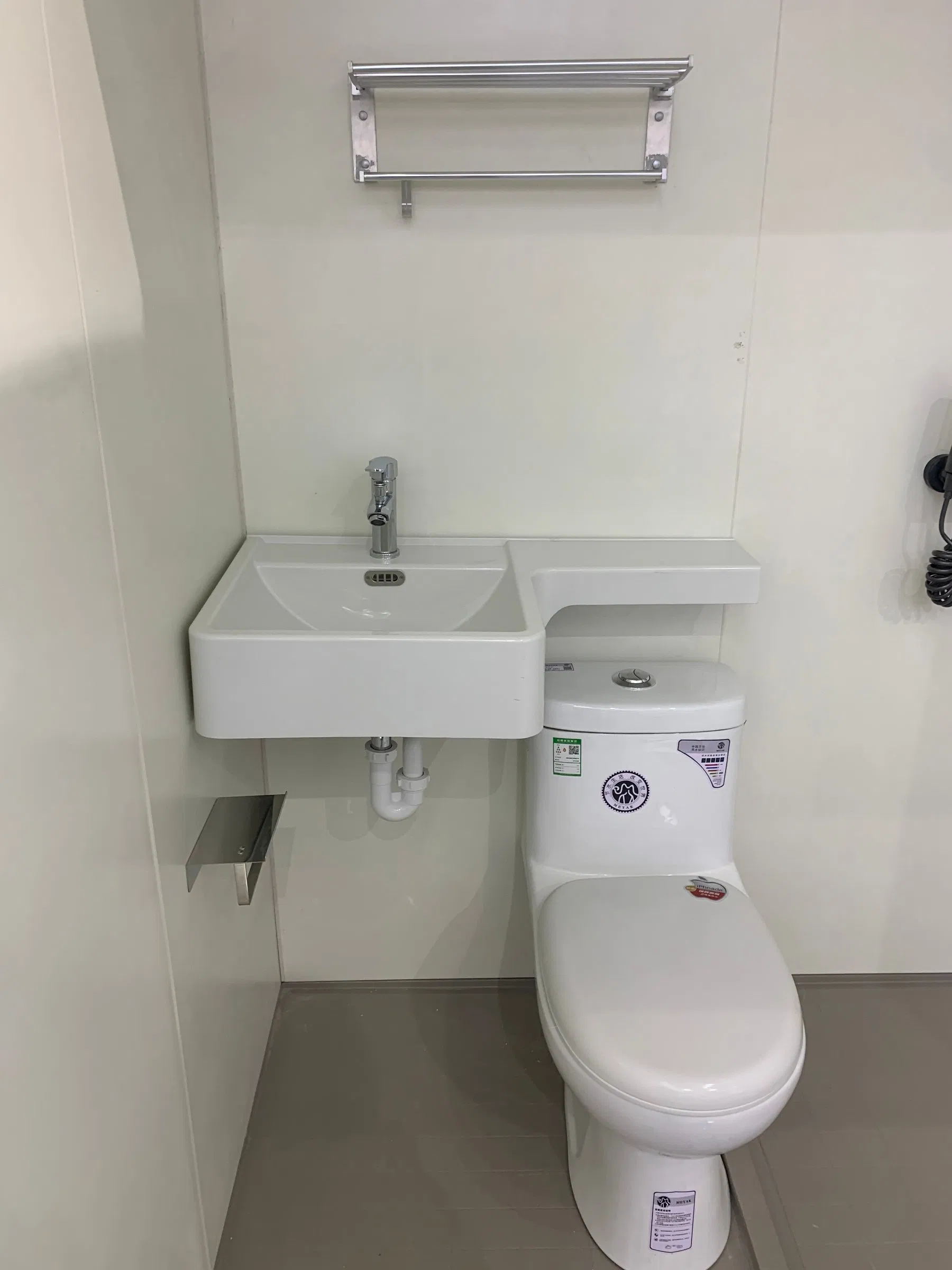 Modern Style Modular Bathroom Prefab Shower Room with Toilet