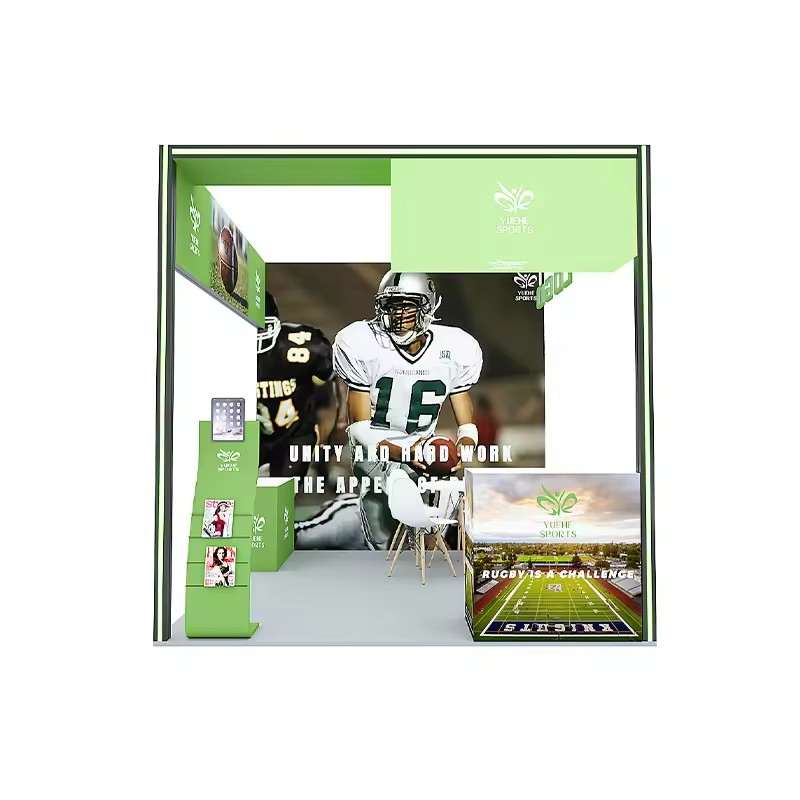 20X20FT Modular Reusable Trade Show 6X6 Exhibition Booth in Aluminum Display Stands