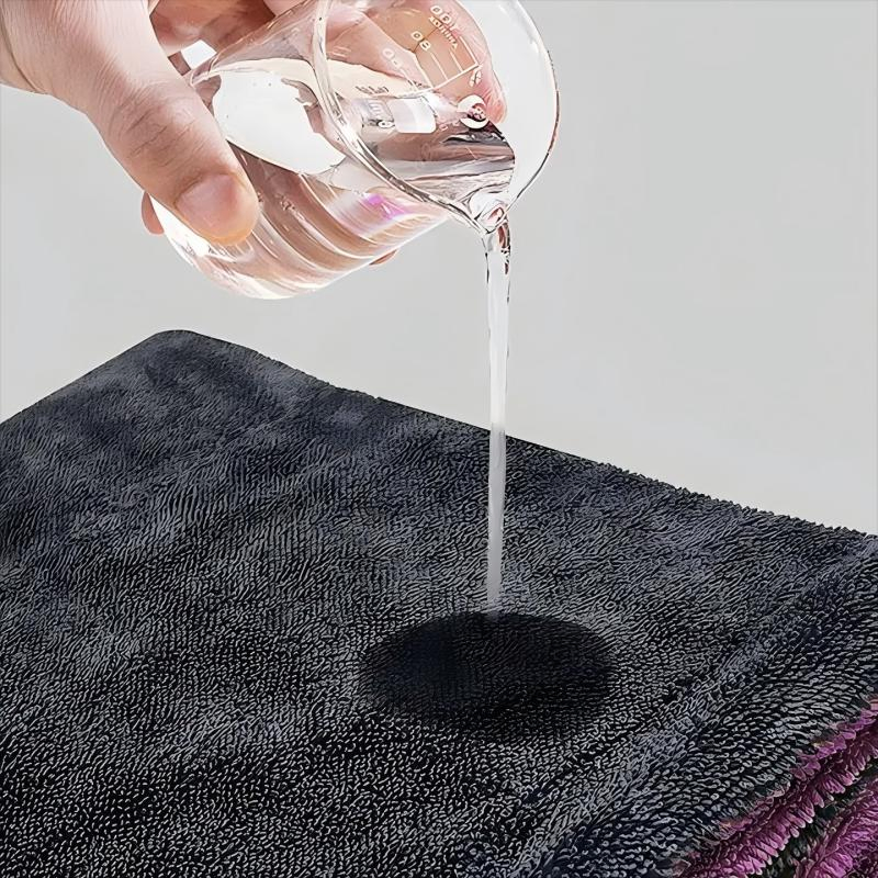 Microfiber Car Towel 1200GSM 1400GSM Drying Microfiber Towels Wholesale Cleaning Microfiber Cloth Double Twisted Detailing Microfiber Towels
