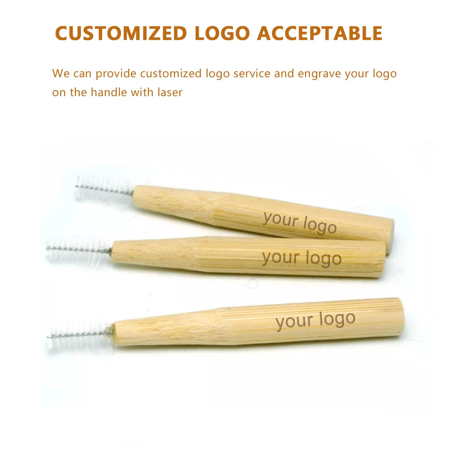 OEM Natural Eco Friendly Biodegradable Bamboo Handle Interdental Brush