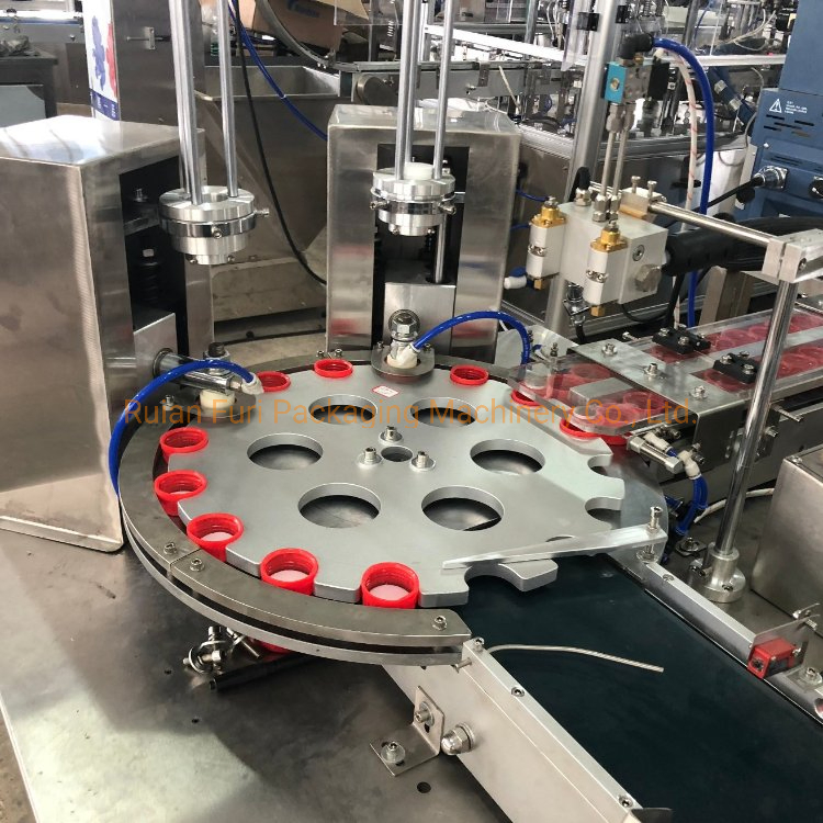 Face Cream Bottle Cover / Lid / Cap Lining Machine