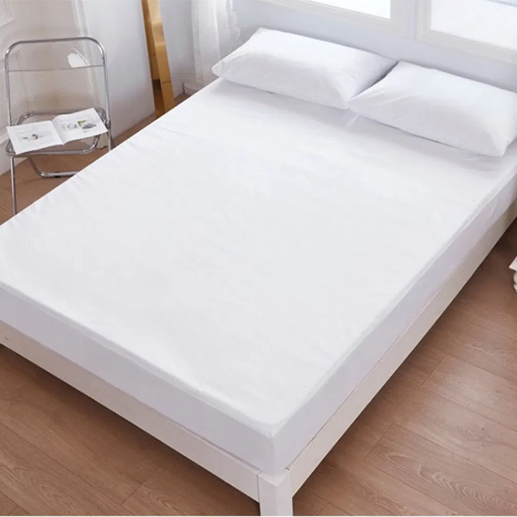 Comfortable Cooling Waterproof Bed Sheet Bamboo Fitted Sheet Reusable Durable Home Textile