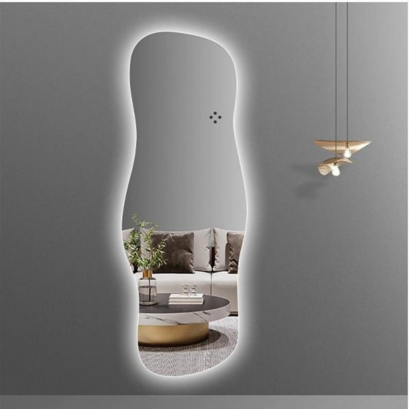 Big Size Large Full-Length Wall Mounted Mirror Entrance Hallway Backlit LED Mirrors Miroir Spiegel