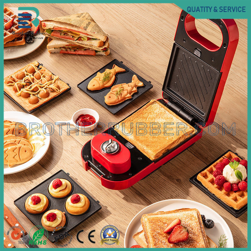 Household Square Sandwich Maker Pan Wholesale Small Sandwich Toaster Waffle Maker