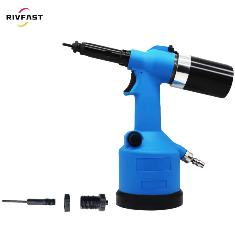 Пневматическая заклепочная машина с набором насадок M3-M12