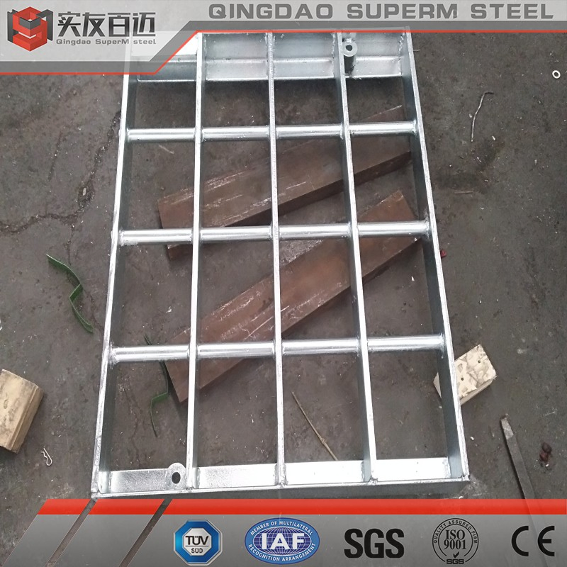 Serrated Plain Galvanized Mill Steel Bar Grating for Platform Drainage Trench Cover