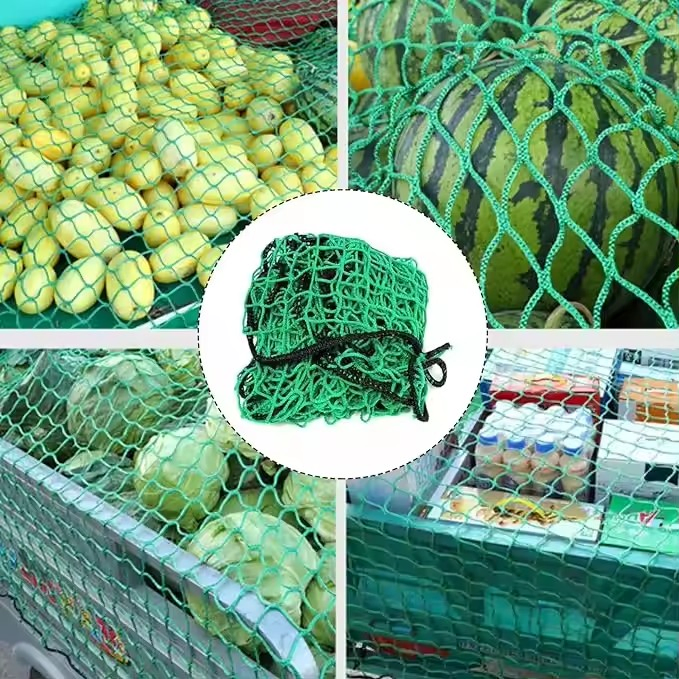 Heavy Duty PP Durable Knotted Container Trailer Nets Pickup Trucks Net Van Net for Safety Protection