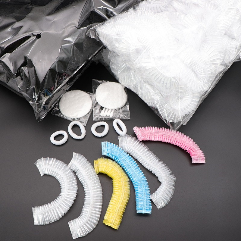 Customized Household and Hotel Logo Shower Cap