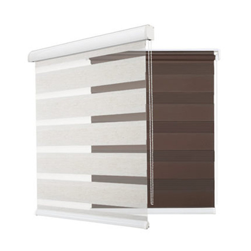 Horizontal Window Shade Blind Zebra Dual Roller Blinds Day and Night Blinds Curtains