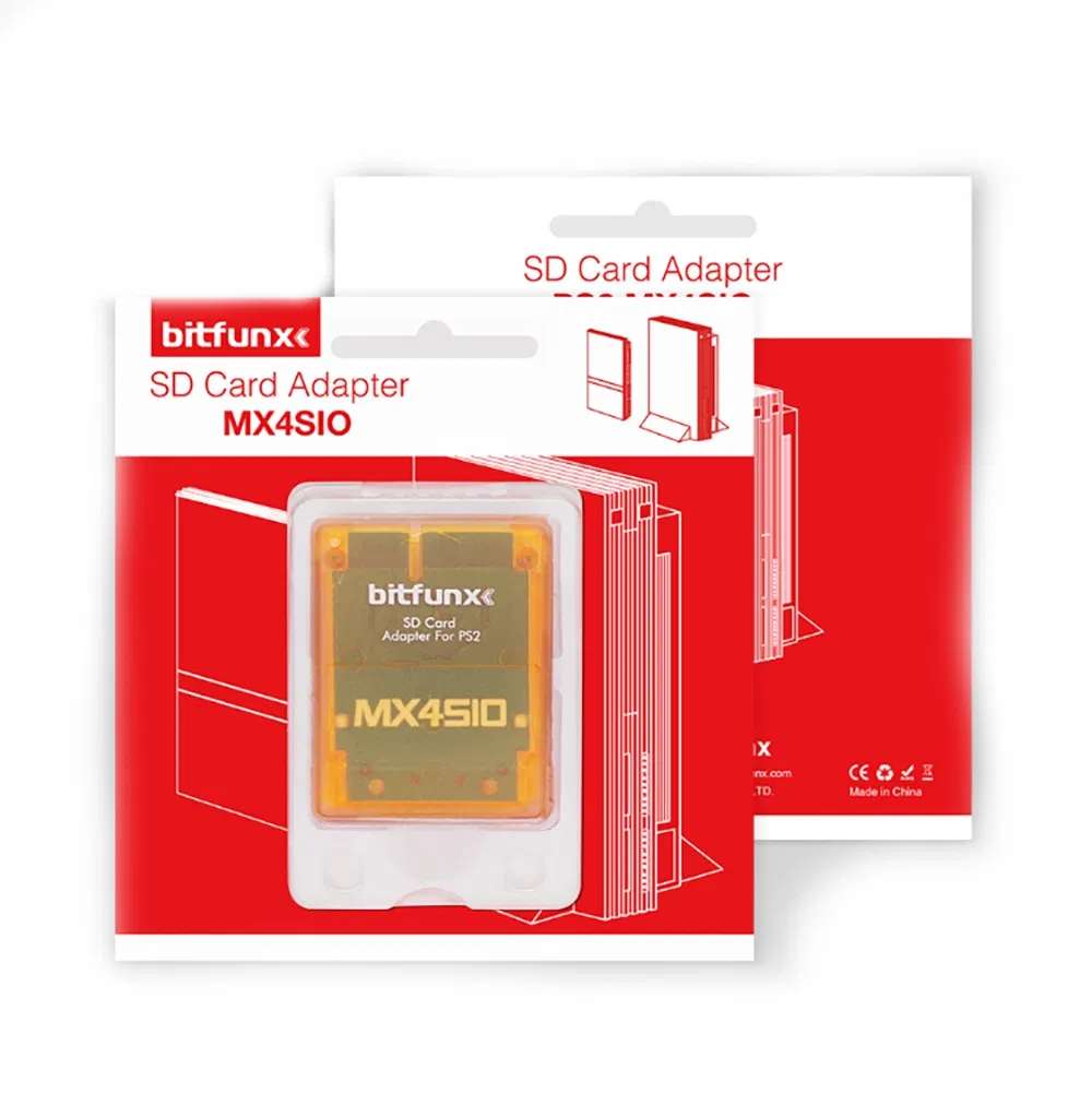 Прозрачный адаптер карт для PS2 Mx4sio Sio2SD