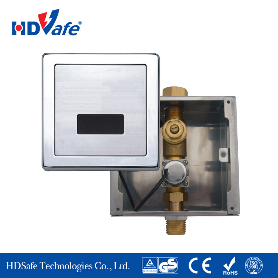 Brass Valve Automatic Infrared Flusher Sensor Urinal for Toilet