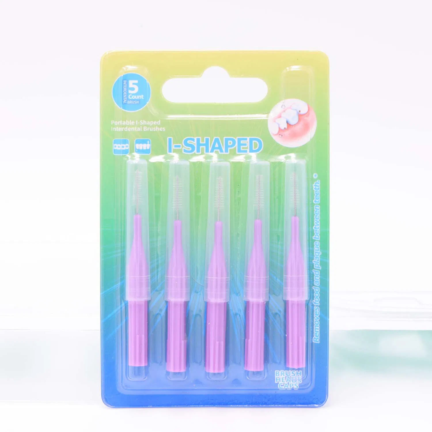Soft Silicone Interdental Brush, Floss Picks for Teeth, Tooth Flossing Brush with Case, Disposable for Teeth Cleaning