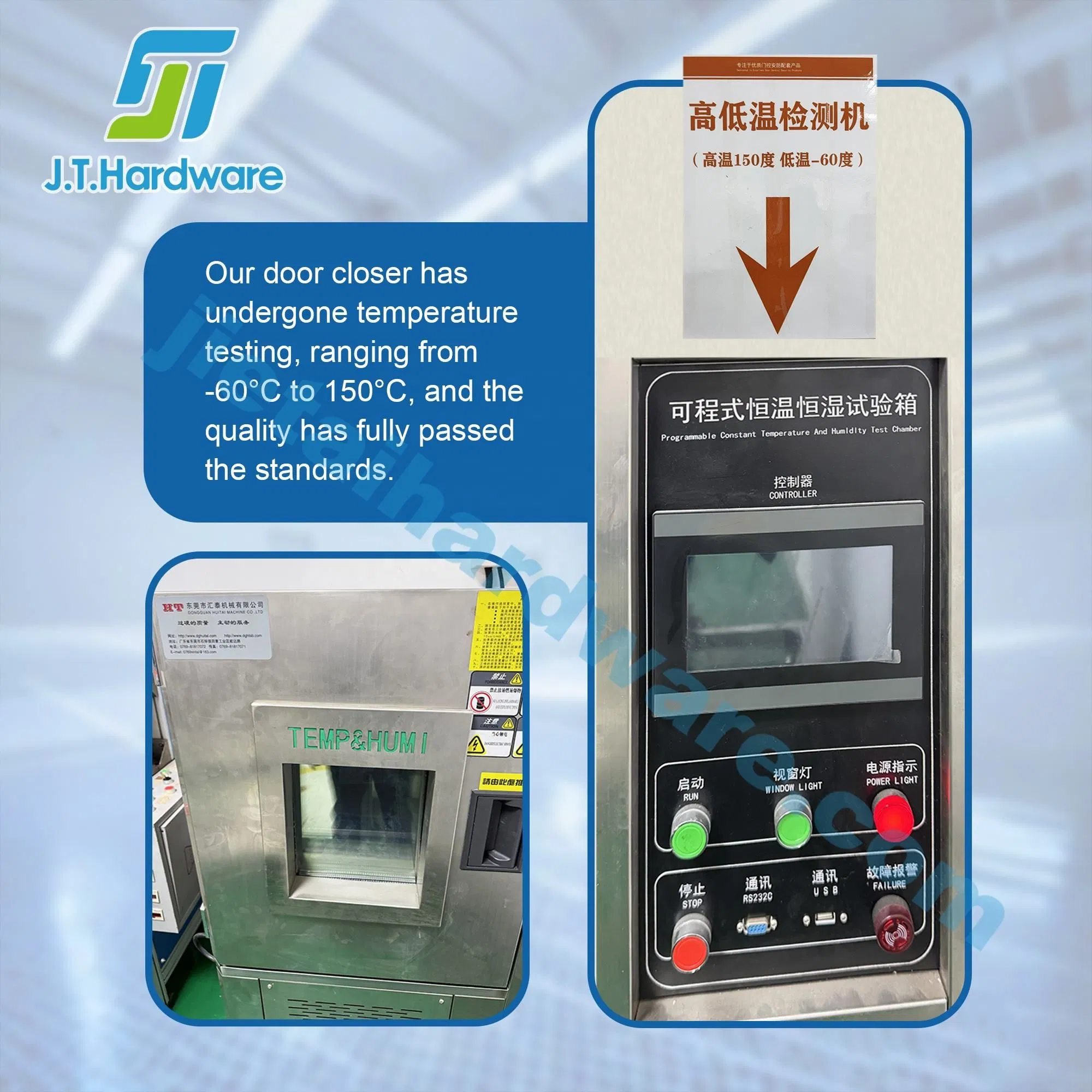Adjustable Hydraulic Swing Door Closer for Fire Exit Door