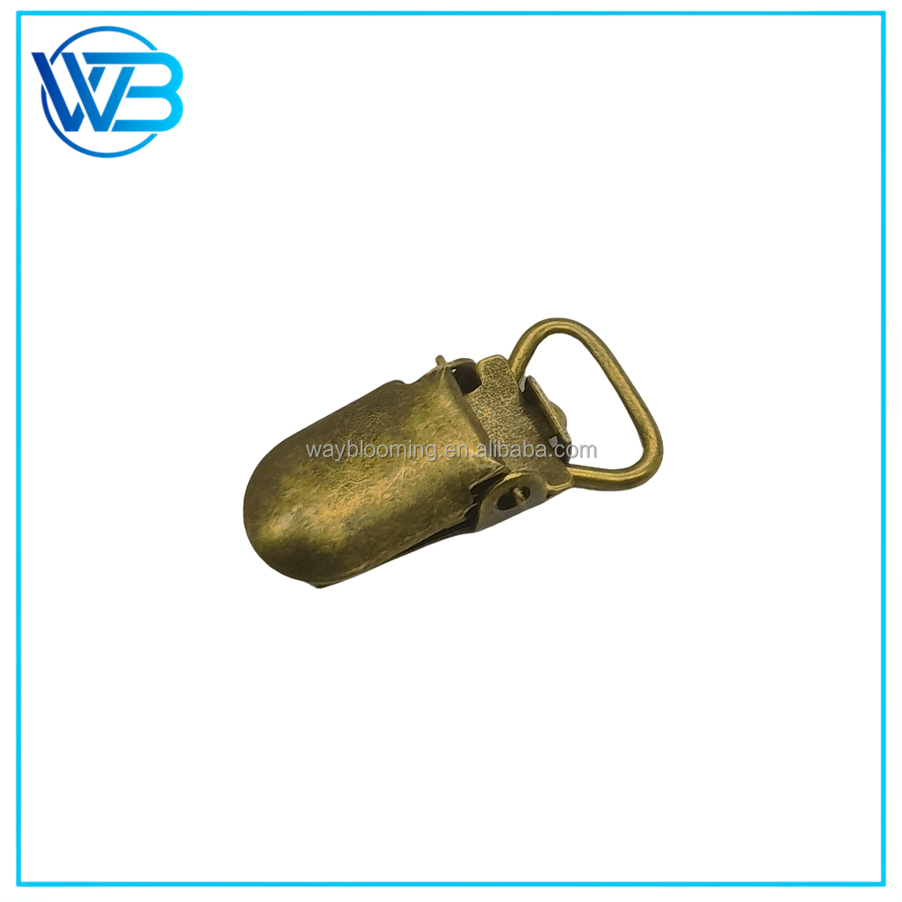 Зажимы декоративные металлические 10 мм для одежды