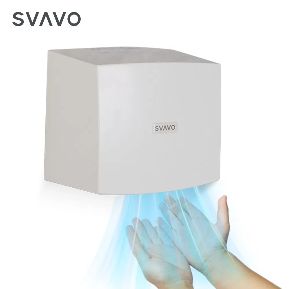 Commercial Restrooms Wall Mounted 1350W Warm Cold Wind Hand Dryer