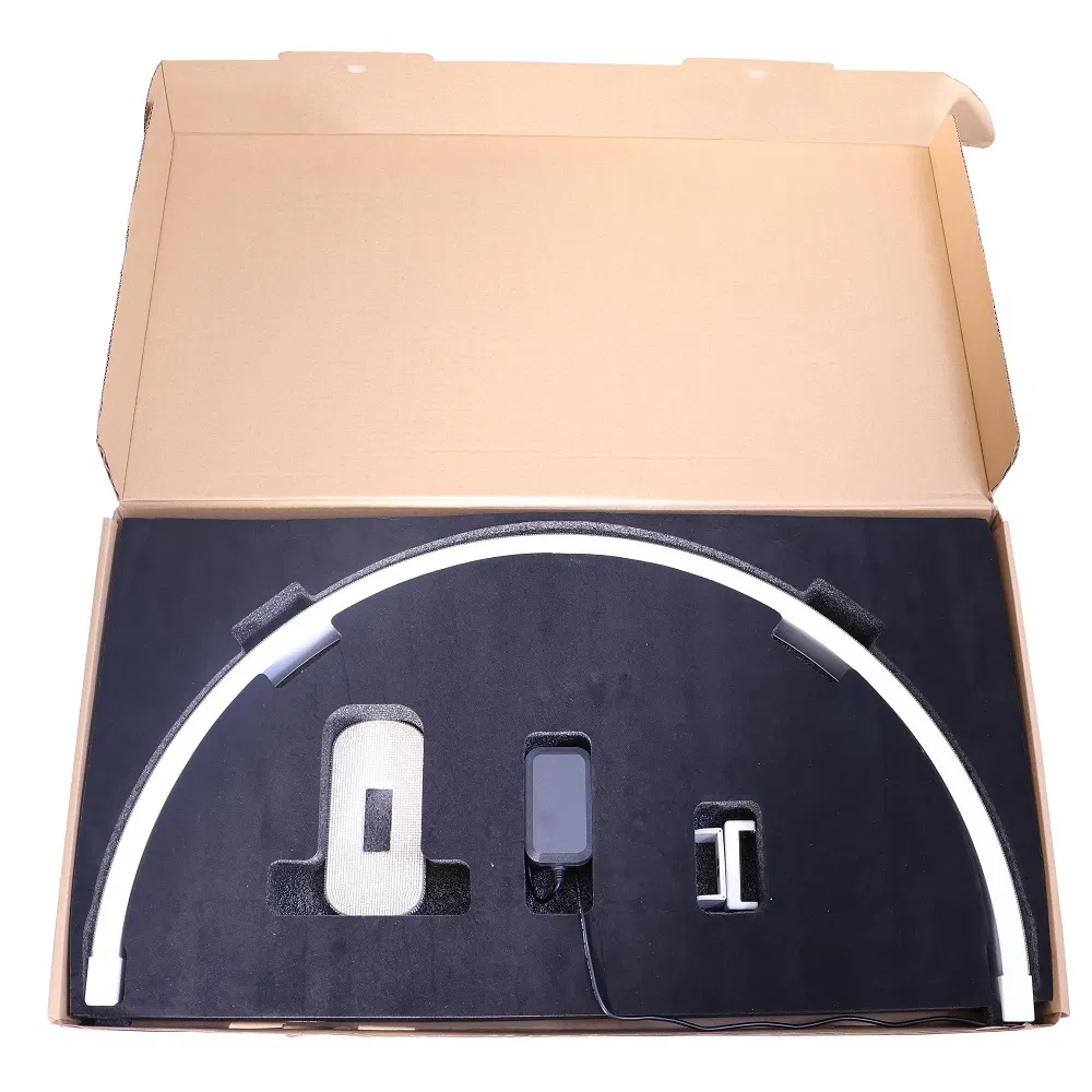 Professional Half Moon Desk Light UV Nail Lamp with Phone Holder for Nail Beauty Table