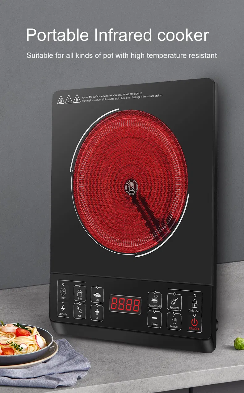 Premium Infrared Cooktop for Home Cooks and Chefs Electric Ceramic Cooker