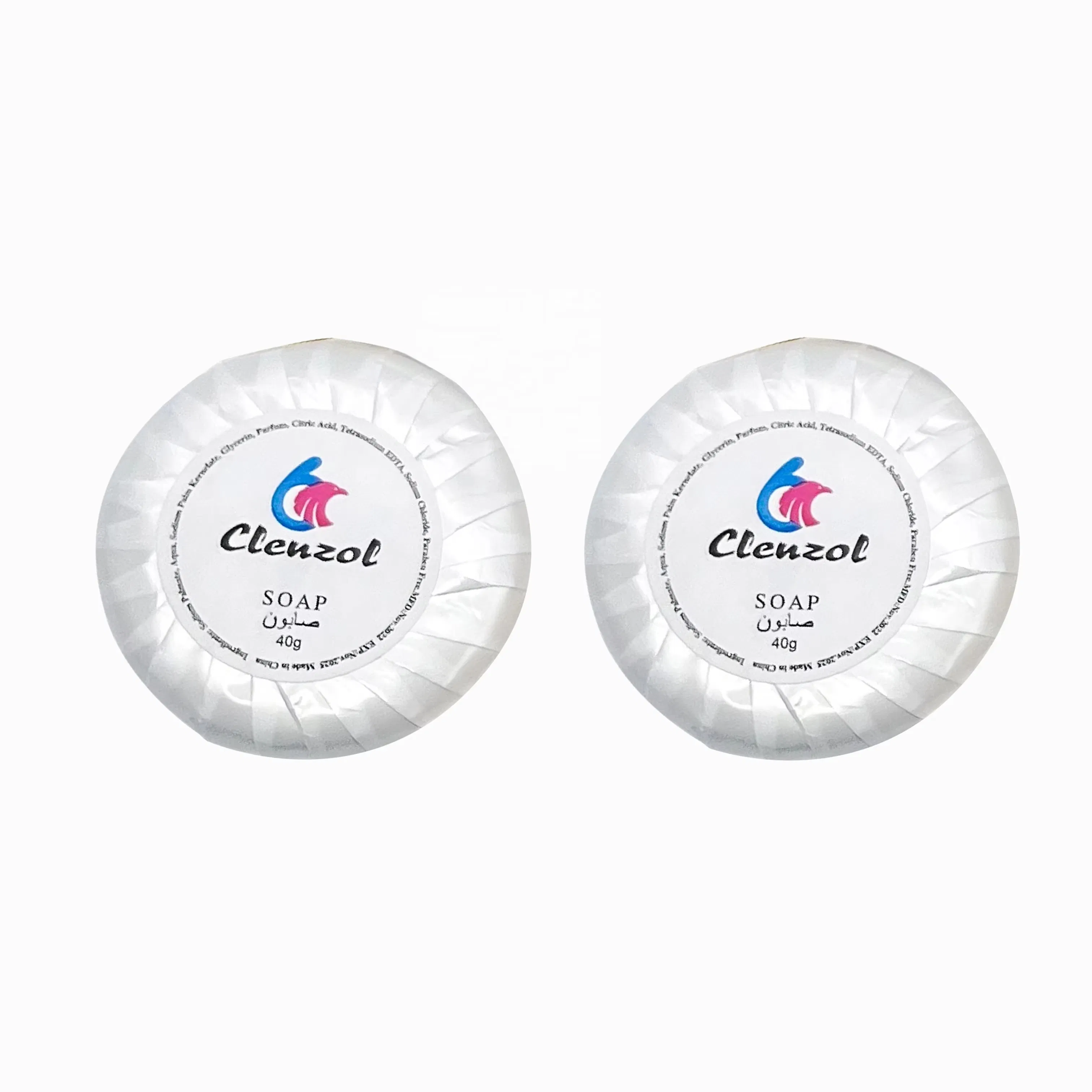 Custom Logo Luxury Round Mini 40 Gram Round Hotel Soap
