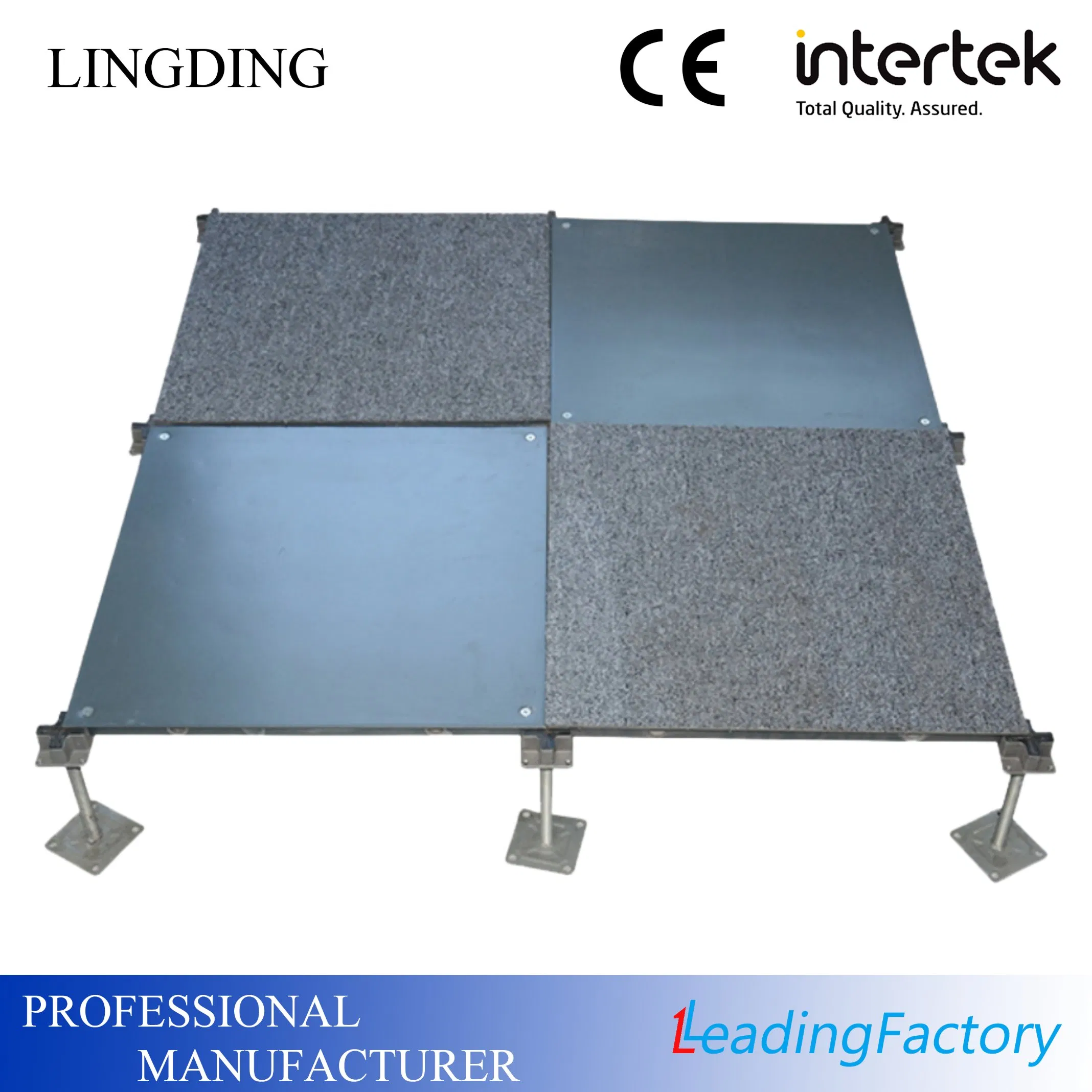 Lingding Steel Network Raised Access Floor Modern Design and Strong Load Bearing for Hotel Conference Centers Office Buildings and Casinos