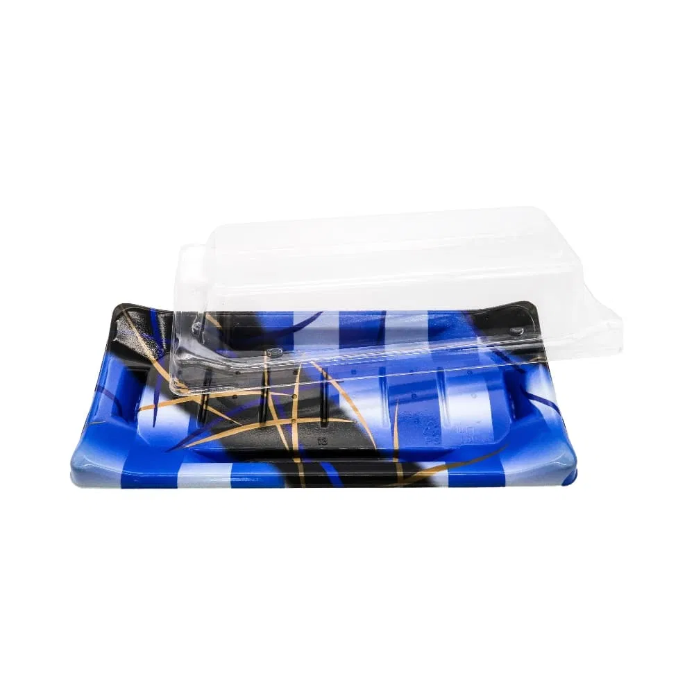 Health and Safety Plastic Box for Food Food Container Storage Box Rectangle Sushi Tray Lunch Sushi Box