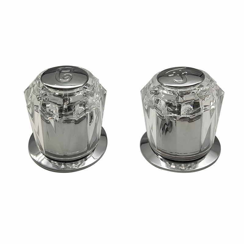 Прозрачная акриловая ручка для душевого смесителя